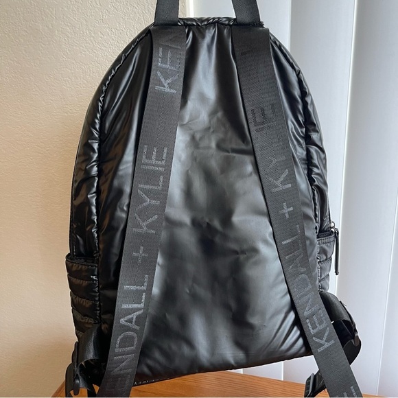 Kendall + Kylie Black Puffer Backpack - Picture 2 of 16